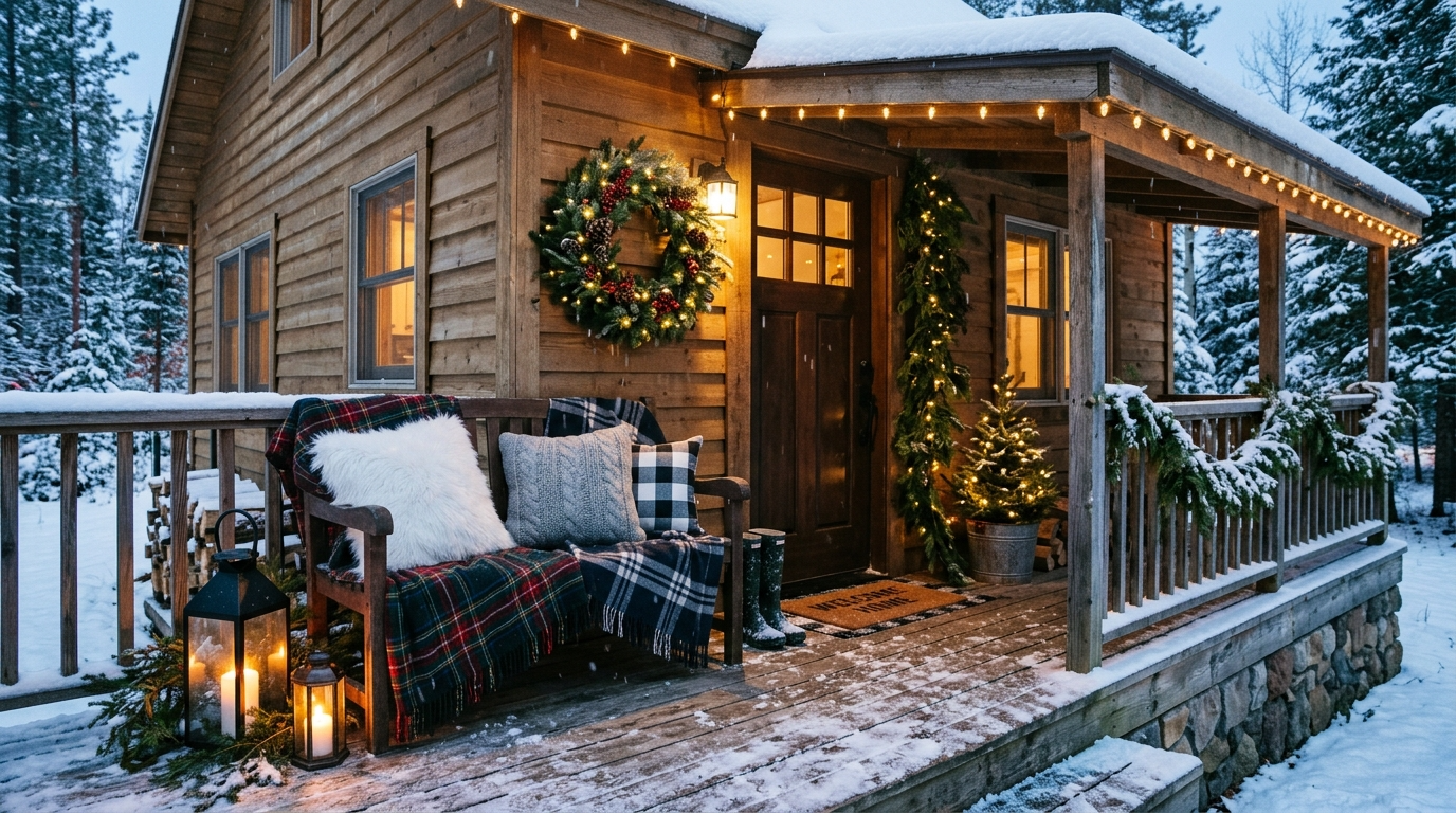 14 Cozy Winter Porch Decor Ideas for a Warm Cold Weather Welcome